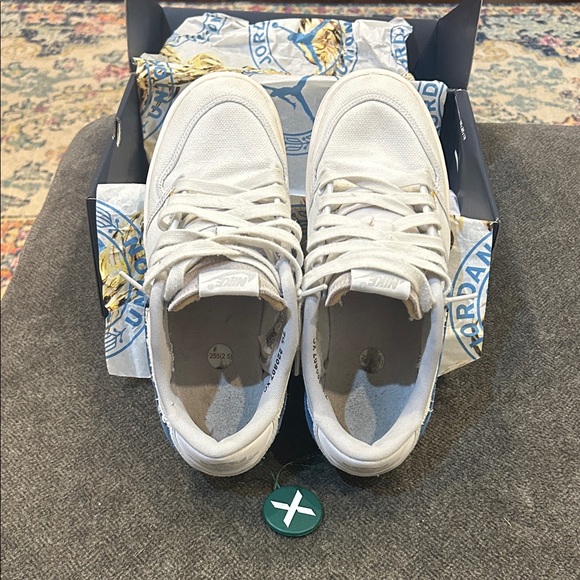 Nike Other - Nike Air Jordan White Sneakers. AJKO with exchangeable swooshes. Stock X verifie